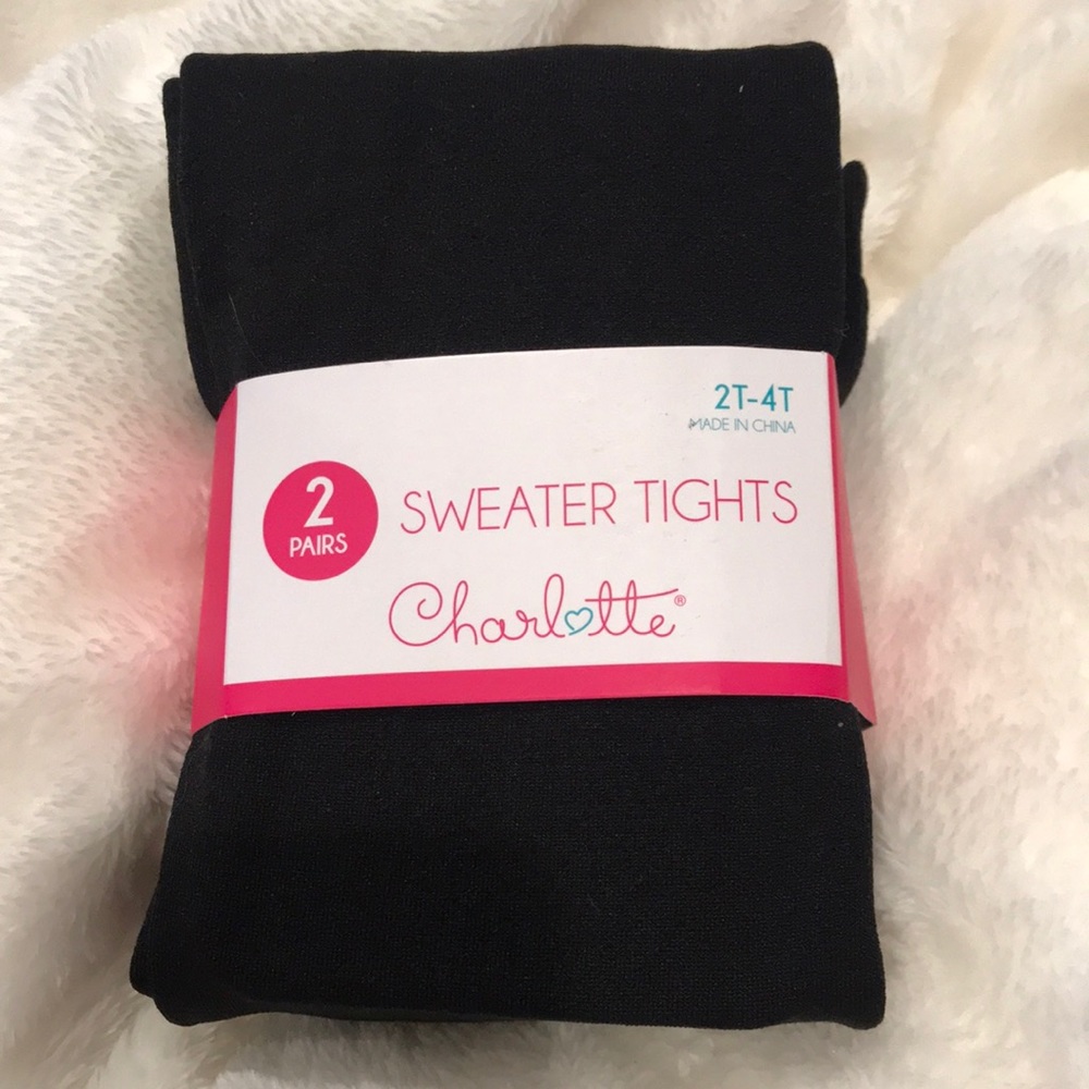 Brand new Charlotte 2 pairs Sweater Tights